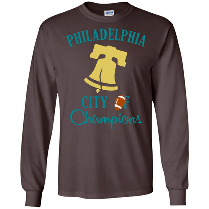 Football Lover T-shirt Philadelphia City Of Champion Dark Chocolate