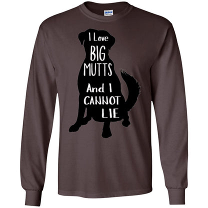 Dog Lovers T-shirt I Love Big Mutts And I Don_t Lie Dark Chocolate