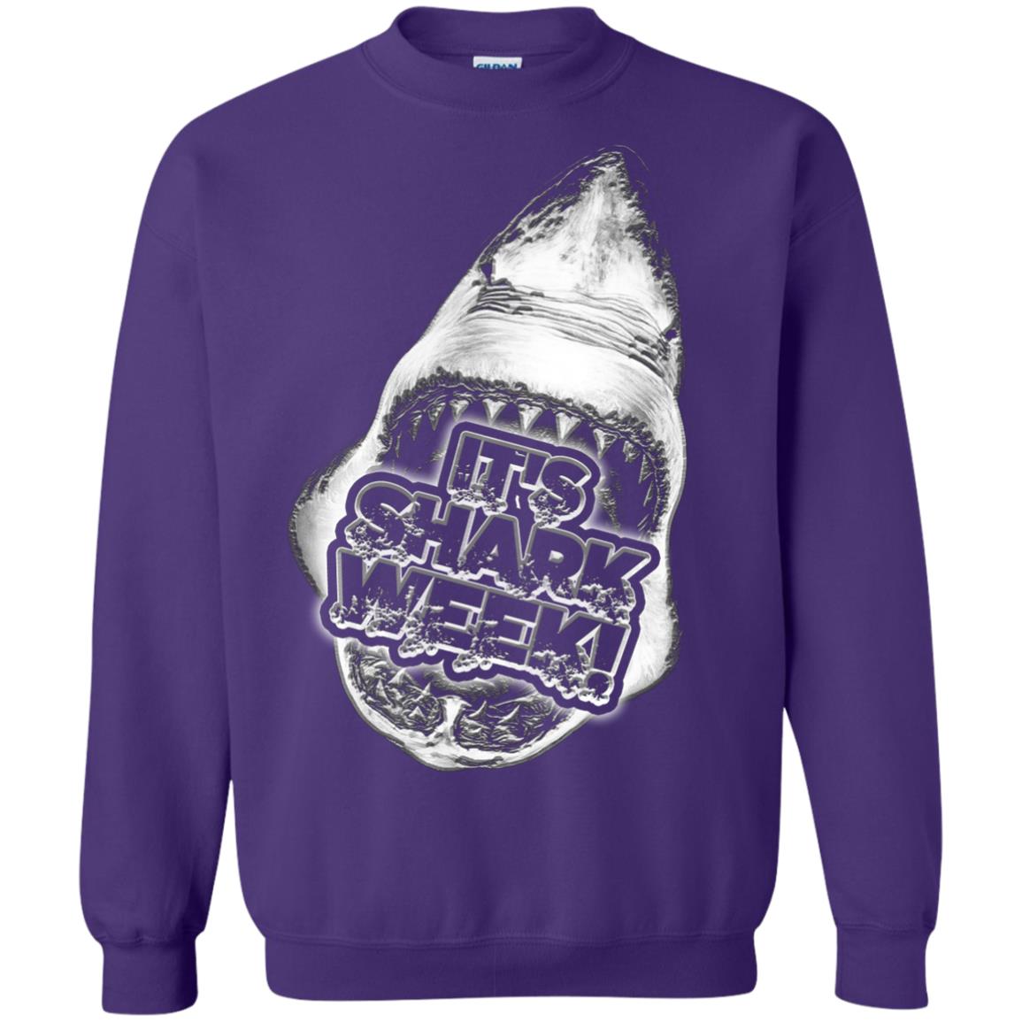 Every Day Of Shark Week T-shirt 2018 Purple