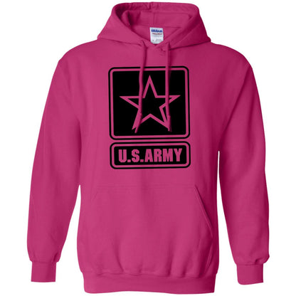 Us Army Black Logo United States Design T-shirt Heliconia