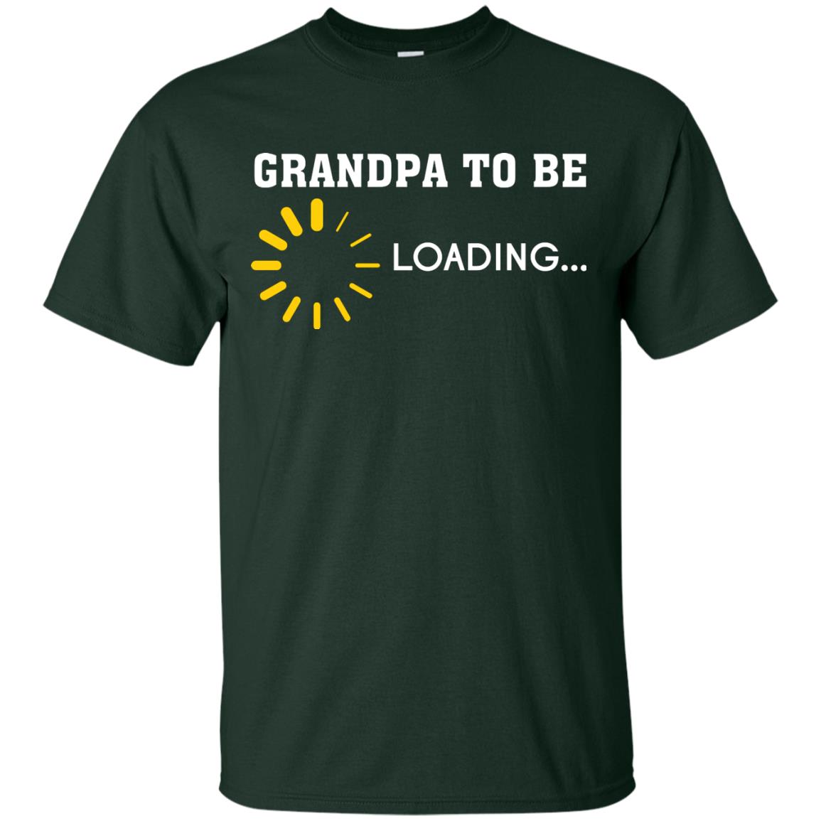 Grandpa To Be Loading Announcement Gift Shirt For Papa Forest