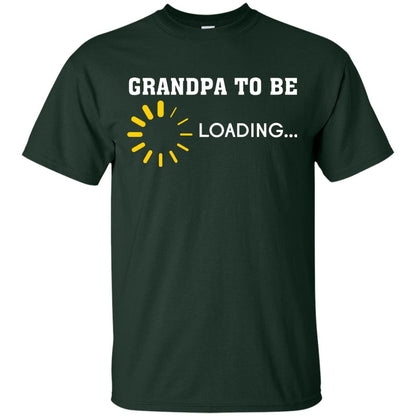 Grandpa To Be Loading Announcement Gift Shirt For Papa Forest