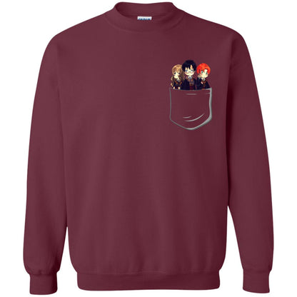 Harry Potter Pocket Movie Lover T-shirt Maroon
