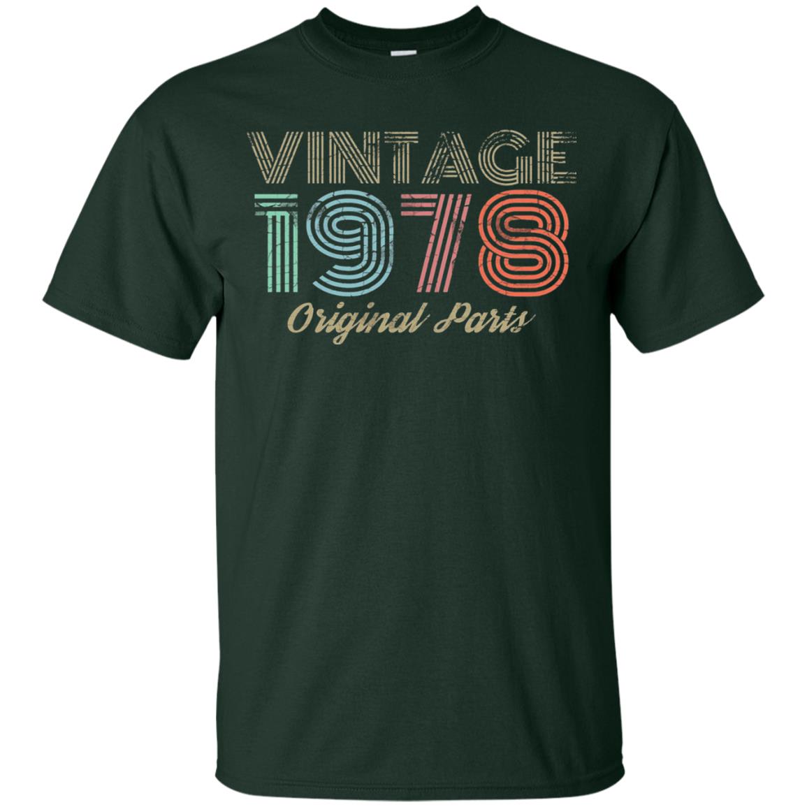 Vintage 1978 T-shirt Retro 70s 40th Birthday Forest