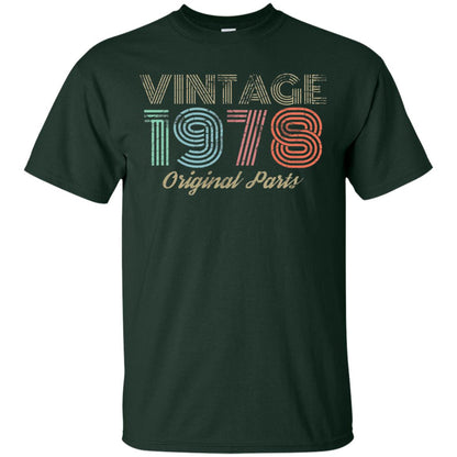 Vintage 1978 T-shirt Retro 70s 40th Birthday Forest