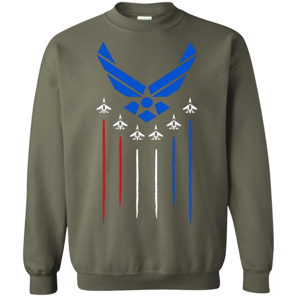 Air Force America Military Shirt Military Green
