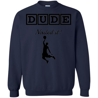 Basketball Lovers T-shirt Dude Nailed It Navy