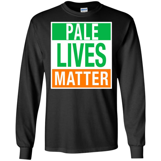 Saint Patrick_s Day T-shirt Pale Lives Matter Black