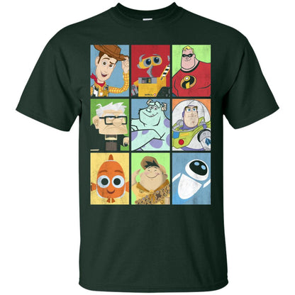 Epic Boxed Up Line Up Character Graphic T-shirt Forest