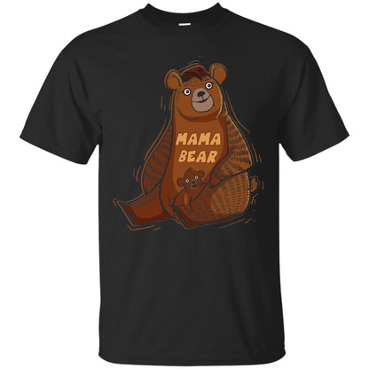 First Time Mothers Day Shirts Mama Bear Black