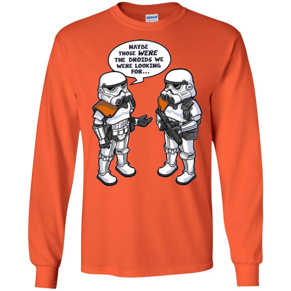 Film T-shirt Wrong Droids Comic Graphic Orange
