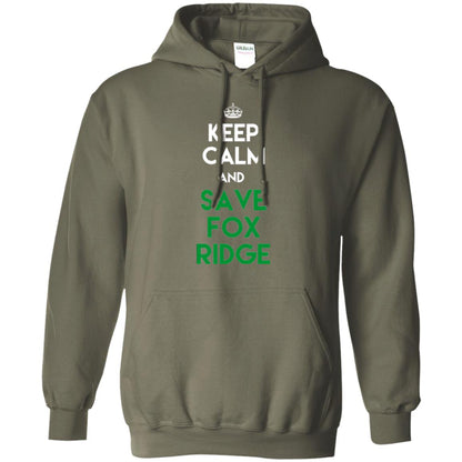 Elementary T-shirt Keep Calm And Save Fox Ridge T-shirt Military Green