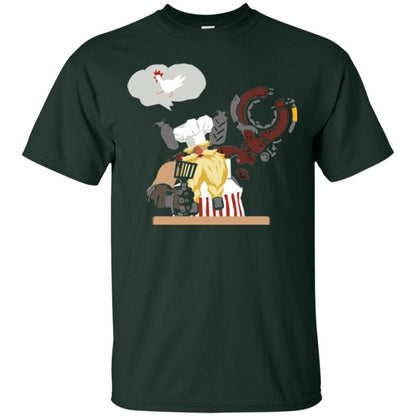 Overwatch Torbjorn Chef Spray T-shirt Forest Green