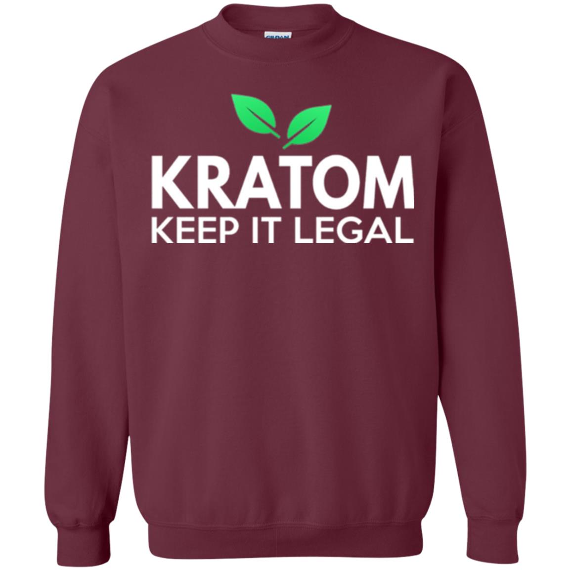 Kratom Keep It Legal T-shirt Maroon