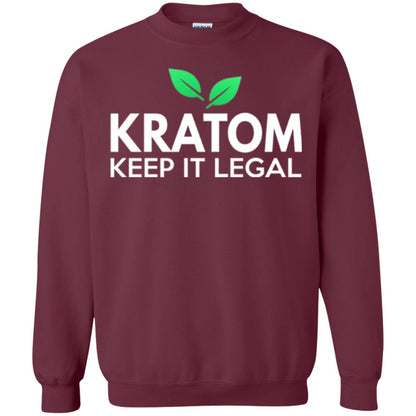 Kratom Keep It Legal T-shirt Maroon