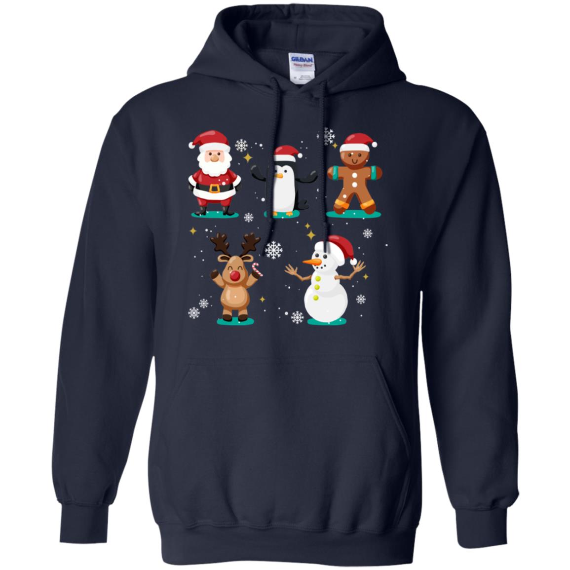 Christmas Character Ideas Gift Shirt Navy