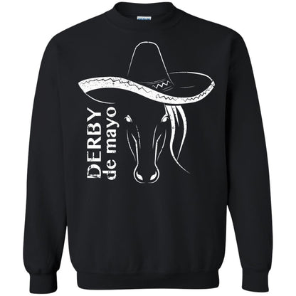 Derby De Mayo Sombrero Horse Race Shirt Black