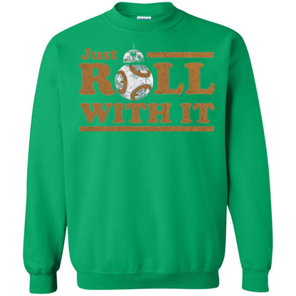 Movie T-shirt Just Roll With You Irish Green