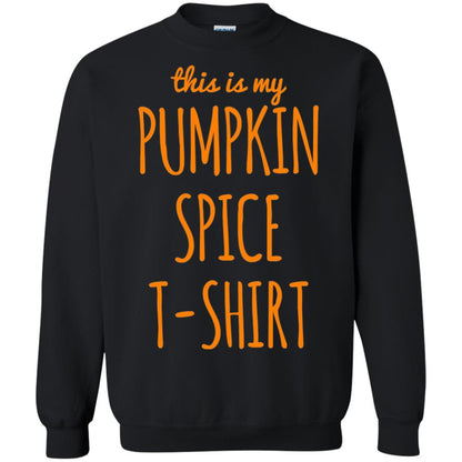 This Is My Pumpkin Spice T-shirt Black
