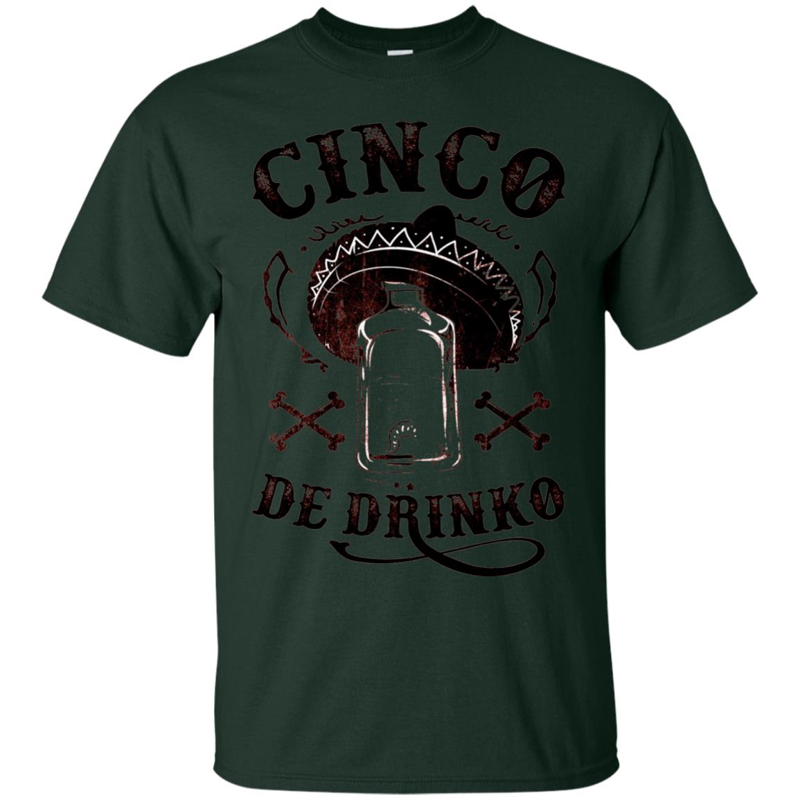 Badass Cinco De Drinko T-shirt Funny Cinco De Mayo Forest