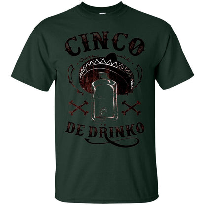 Badass Cinco De Drinko T-shirt Funny Cinco De Mayo Forest