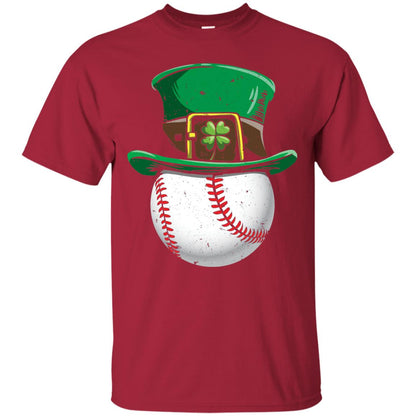 Leprechaun St. Patrick_s Day Baseball Ball T-shirt Cardinal