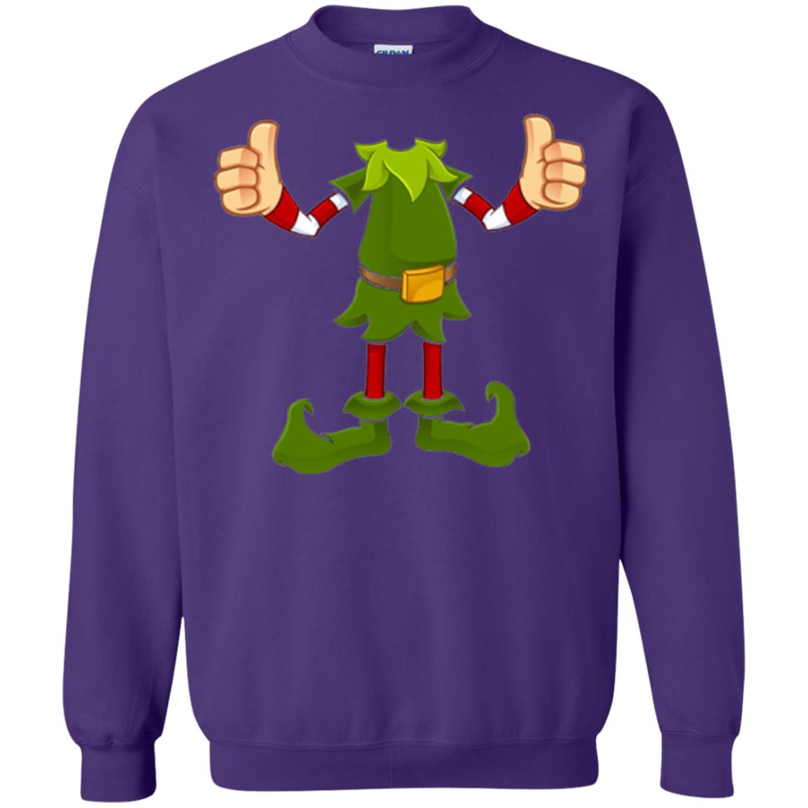 Chirstmas T-shirt Funny Elf Purple