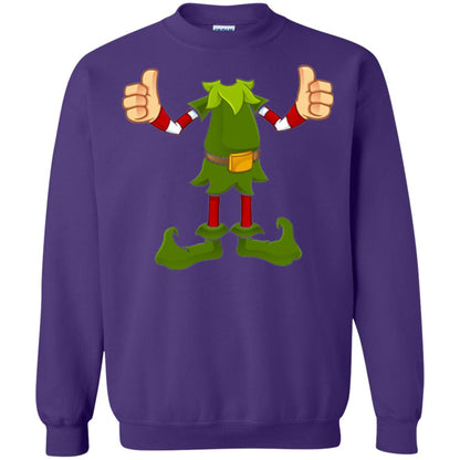 Chirstmas T-shirt Funny Elf Purple