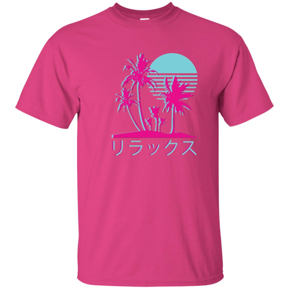 Aesthetic Vaporwave Otaku Summer Shirt Heliconia