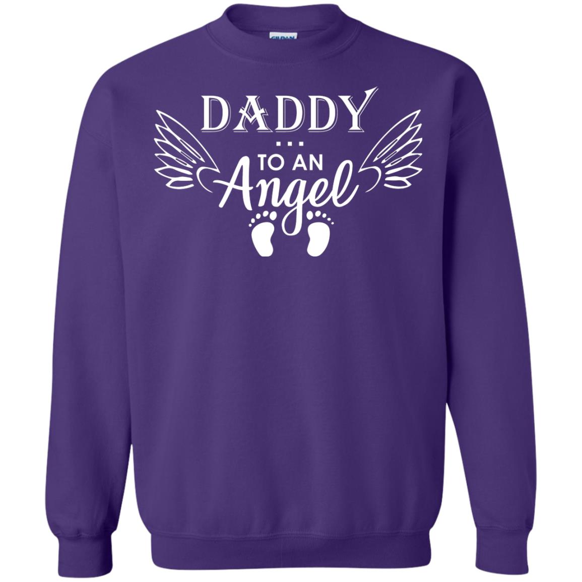 Daddy To An Angle Daddy In Heaven Shirt Purple