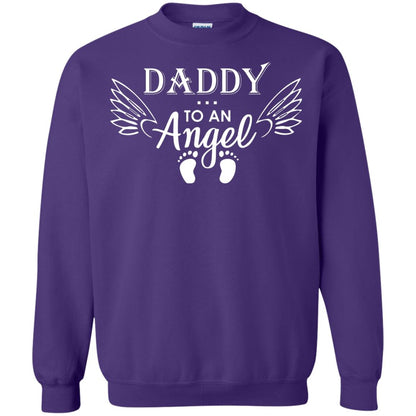 Daddy To An Angle Daddy In Heaven Shirt Purple