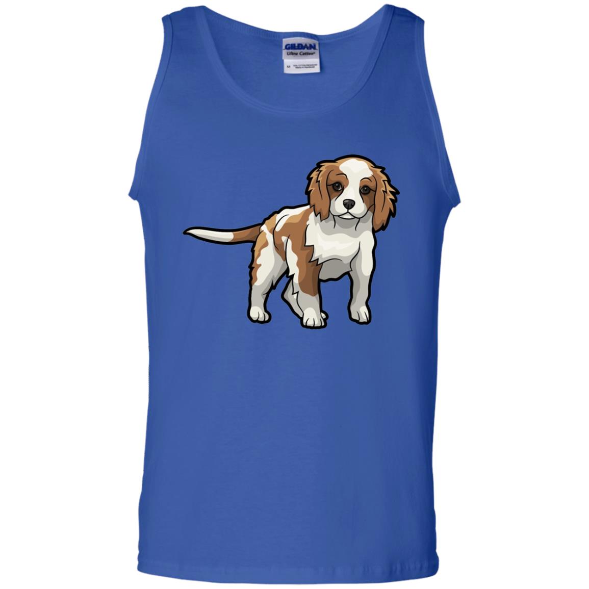 Cute Blenheim Cavalier King Charles Spaniel T-shirt Royal