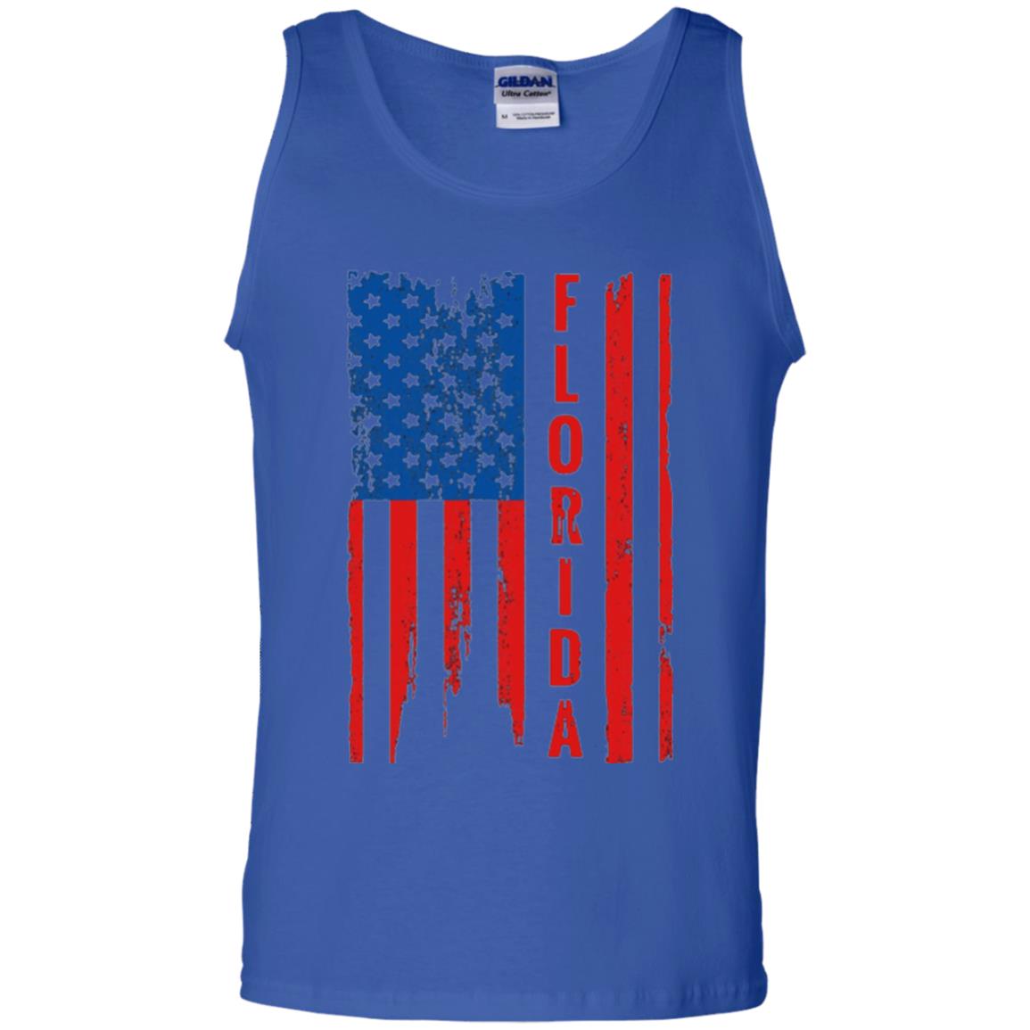 Florida State T-shirt American Flag Royal