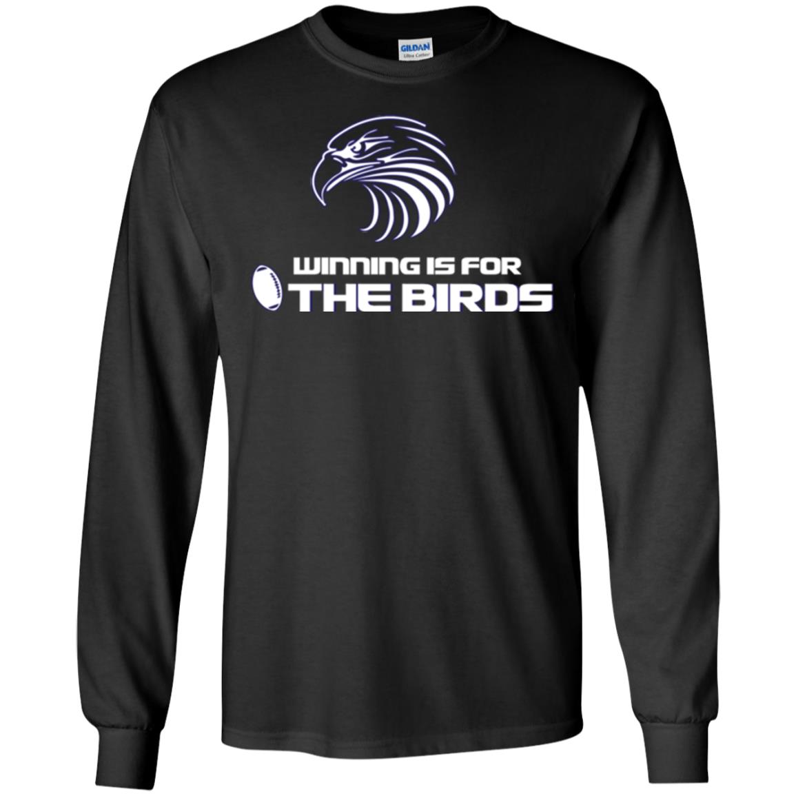 Football T-shirt Winning Is For The Birds Black
