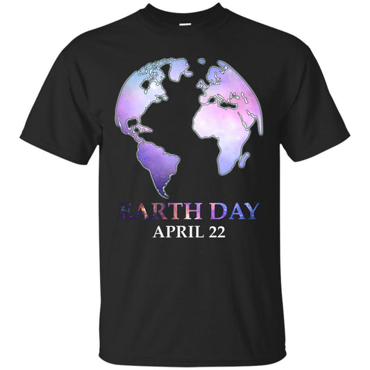 Earth Day April 22 T-shirt For Save The Environment Black