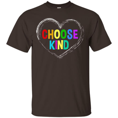 Choose Kind Anti Bullying T-shirt Dark Chocolate