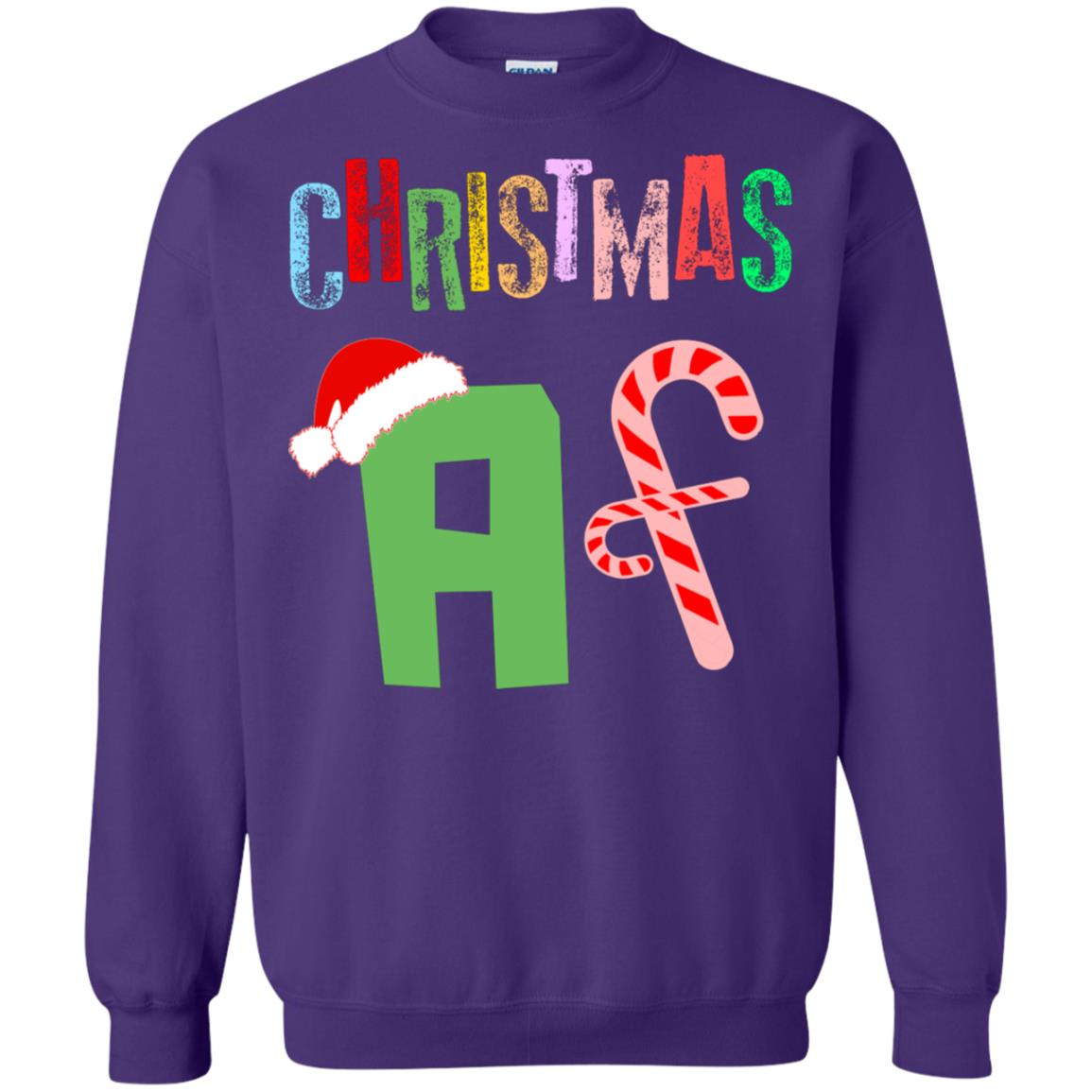 Chrismas Af X-mas Gift Shirt For Mens Or Womens Purple