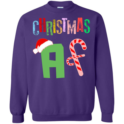 Chrismas Af X-mas Gift Shirt For Mens Or Womens Purple