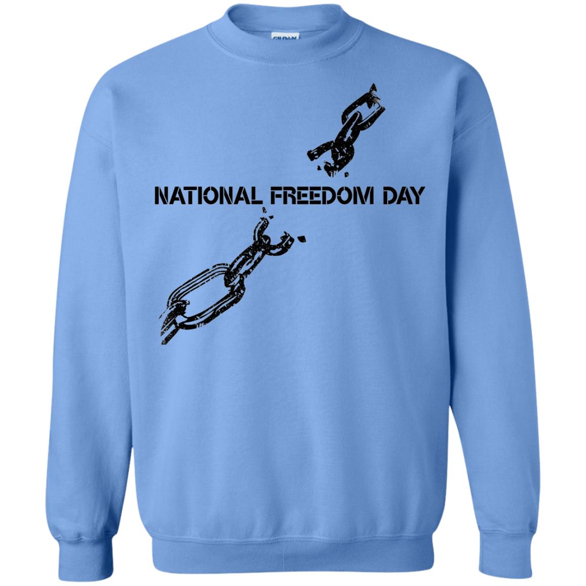 Veteran T-shirt National Freedom Day T-shirt Carolina Blue