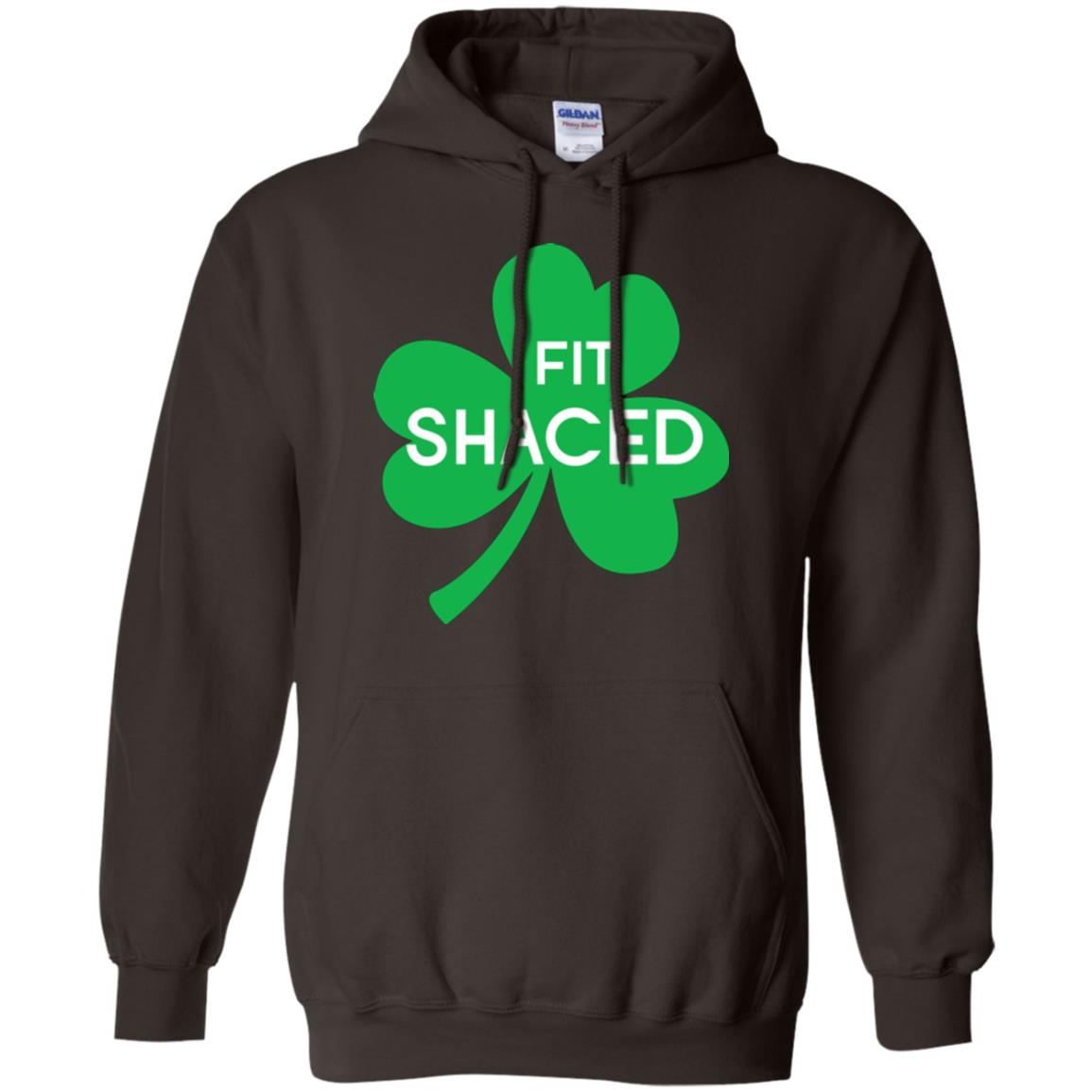 Saint Patrick's Day T-shirt Shamrocks Fit Shaced Dark Chocolate