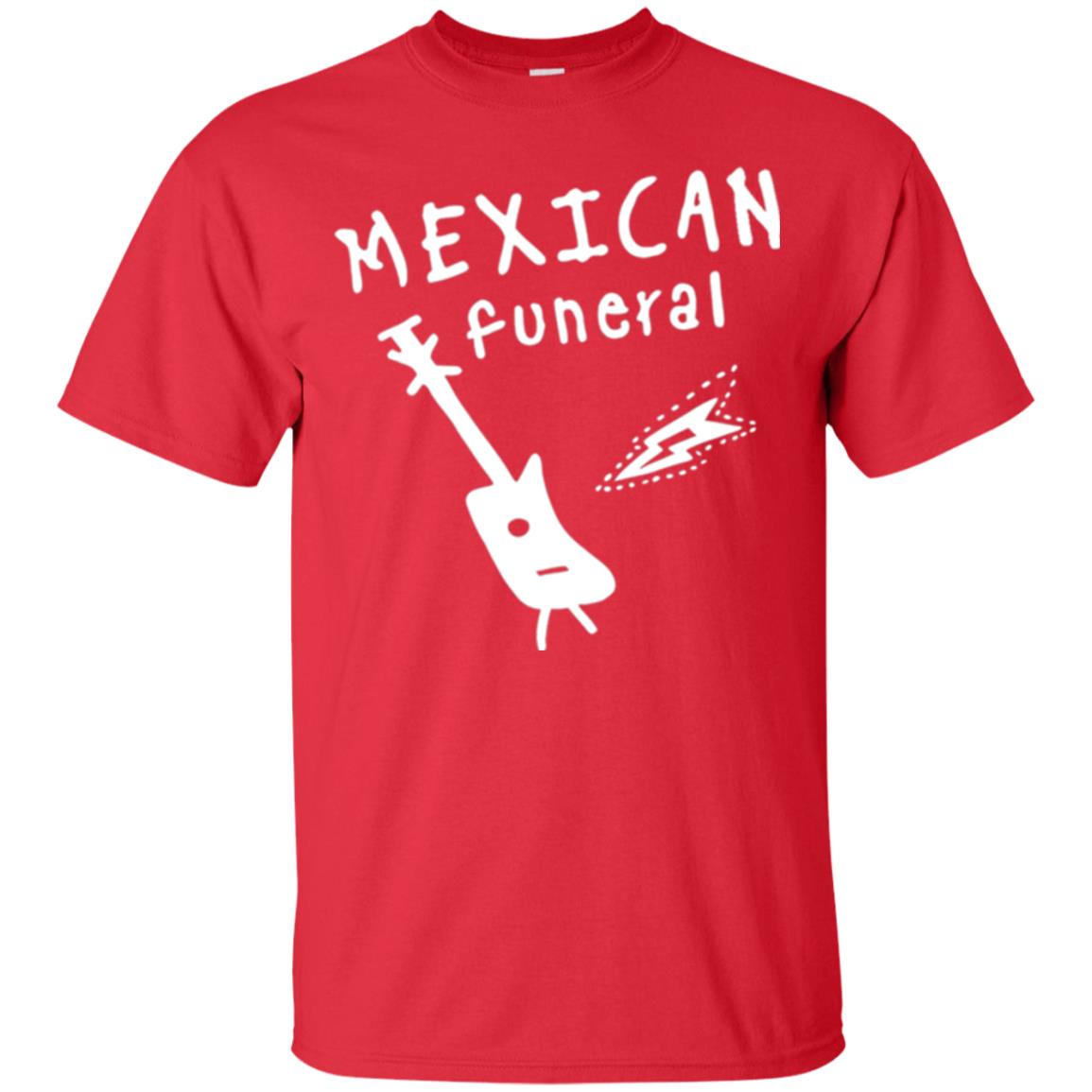 Musican T-shirt Mexican Funeral Dirk Gently Band Red