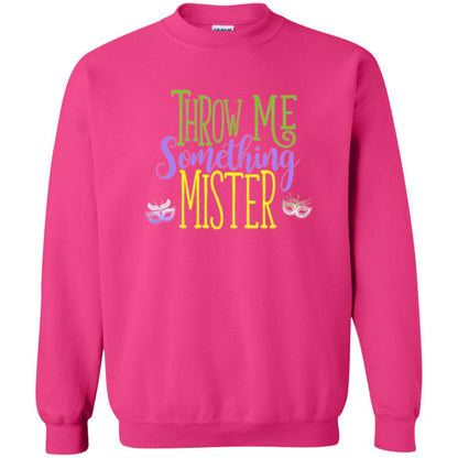 Throw Me Something Mister Mardi Gras T-shirt Heliconia