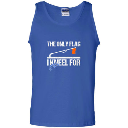 Fisherman T-shirt Ice Fishing Tip Up Flag T-shirt Royal