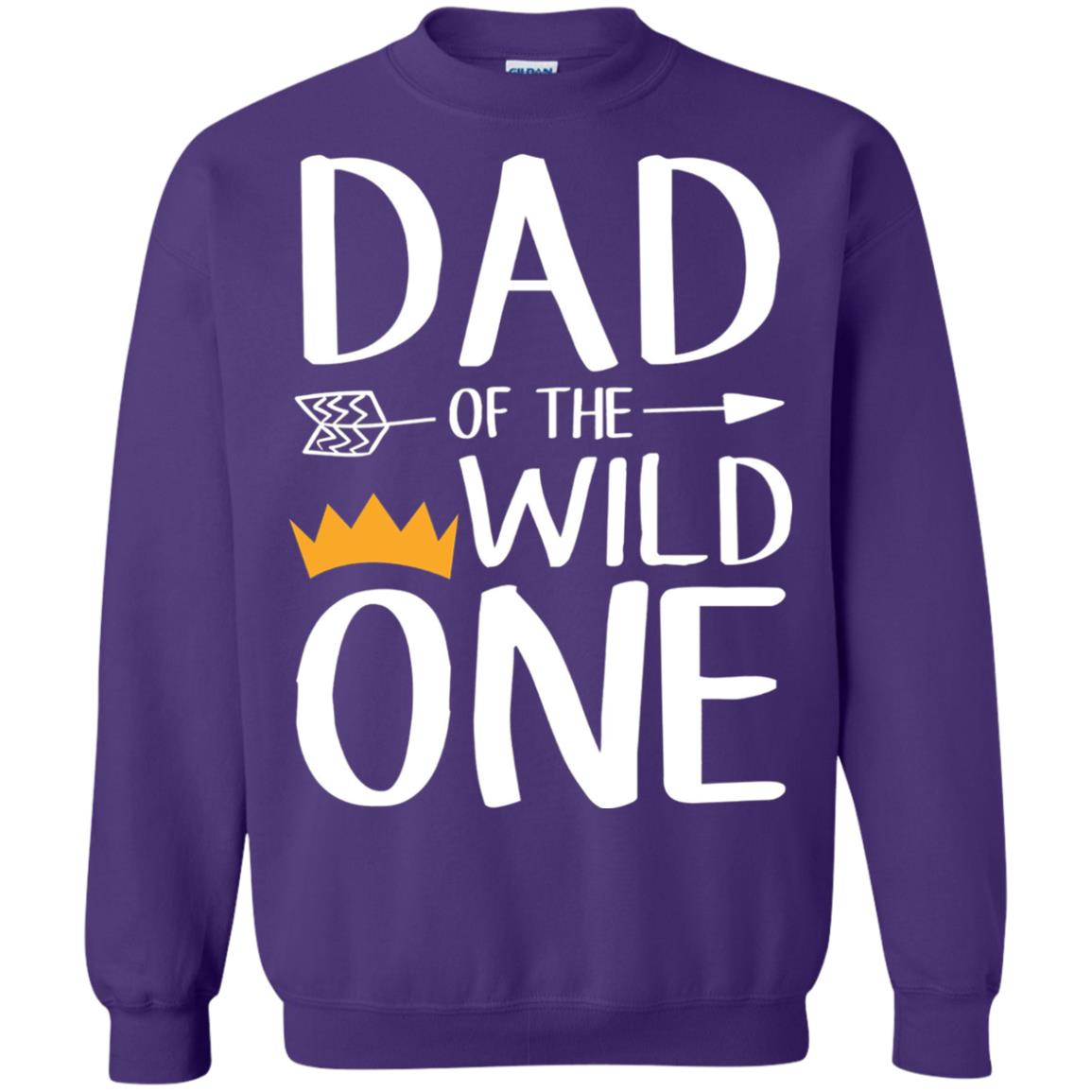 Dad Of The Wild One Thing 1st Birthday Shirt Purple