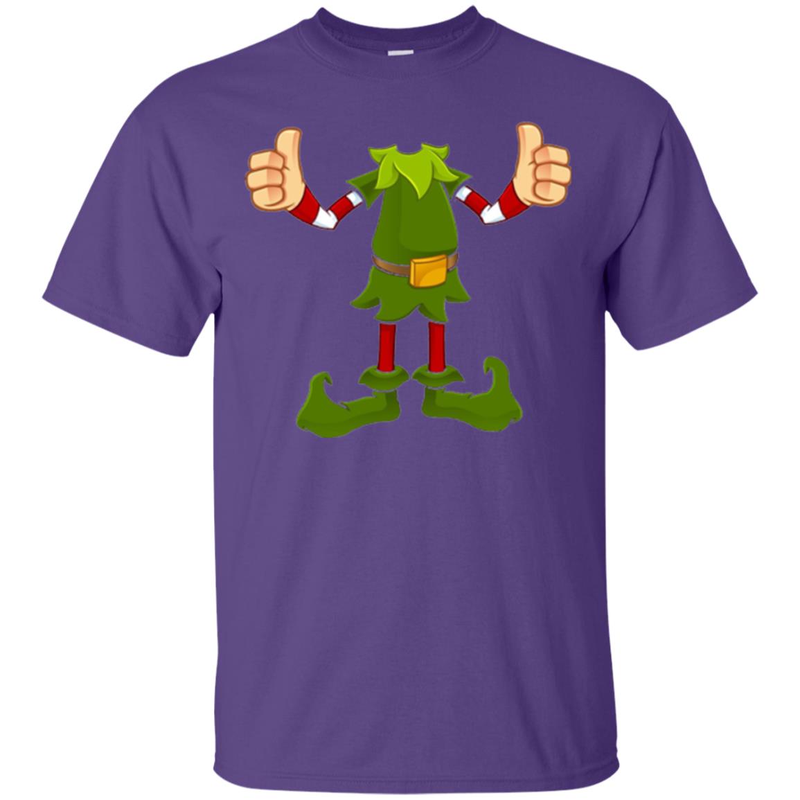 Chirstmas T-shirt Funny Elf Purple