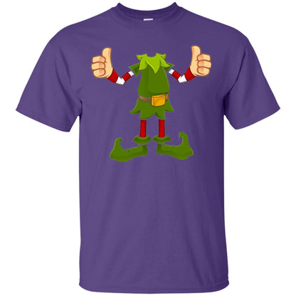 Chirstmas T-shirt Funny Elf Purple