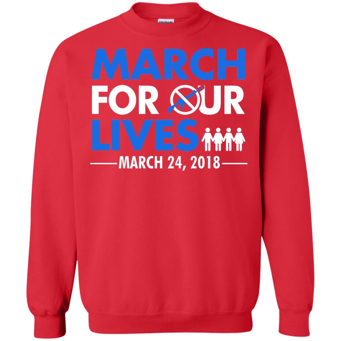 March For Our Lives March 24 2018 Gun Control T-shirt Red