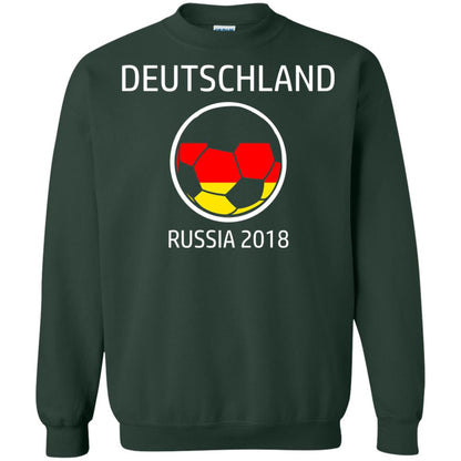 Deutschland Team Russia 2018 Soccer Fan T-shirt Forest Green