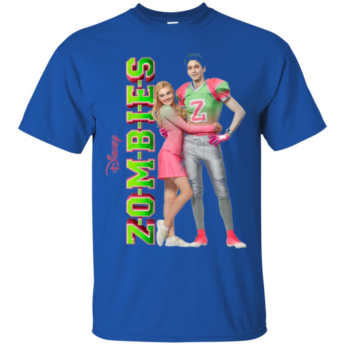 Zombies Cheer Football Lover T-shirt Royal