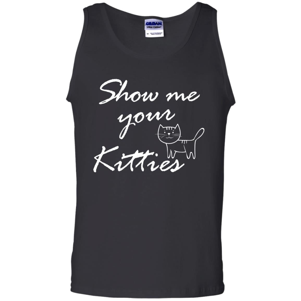 Show Me Your Kitties Cat Lover T-shirt Black